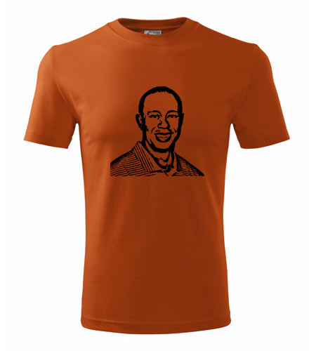 Oranžové tričko Tiger Woods