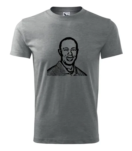 Šedé tričko Tiger Woods