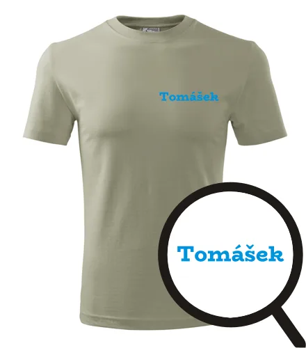 Khaki tričko Tomášek