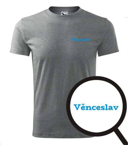 Šedé tričko Věnceslav