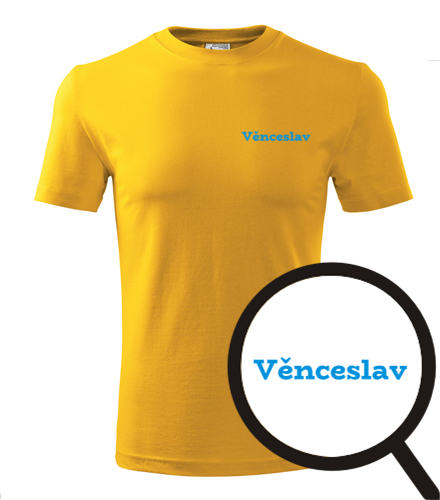 Žluté tričko Věnceslav