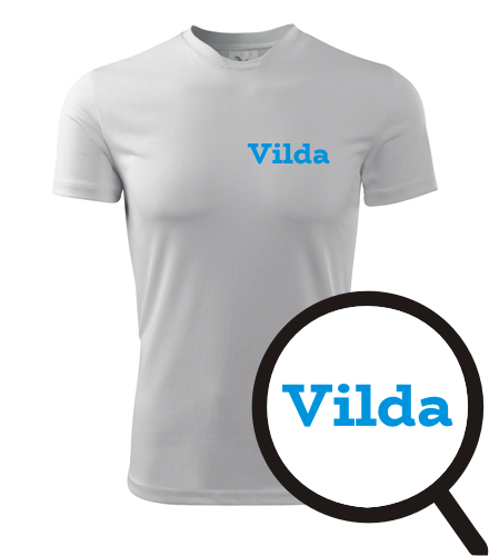 Bílé tričko Vilda