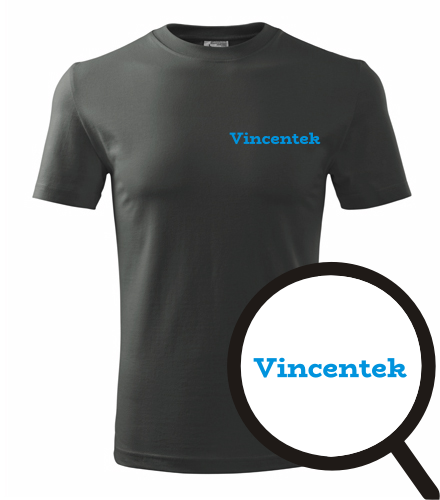 Grafitové tričko Vincentek
