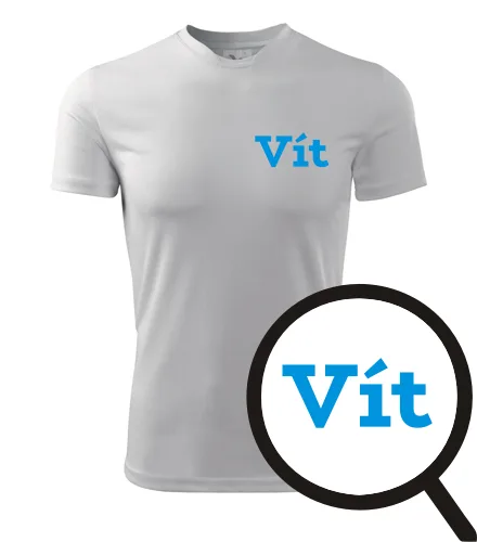 Bílé tričko Vít