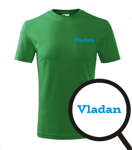 Dětské tričko Vladan - Trička se jménem na hrudi dětská - chlapecká