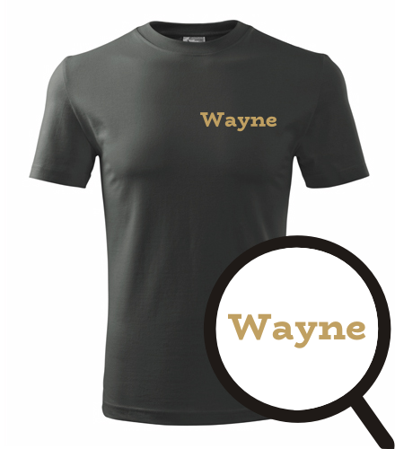 Grafitové tričko Wayne