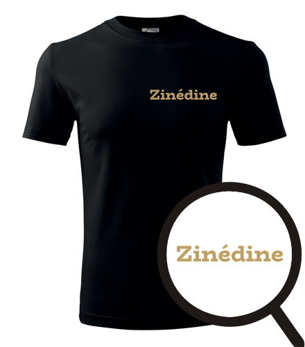 trička s potiskem Tričko Zinédine