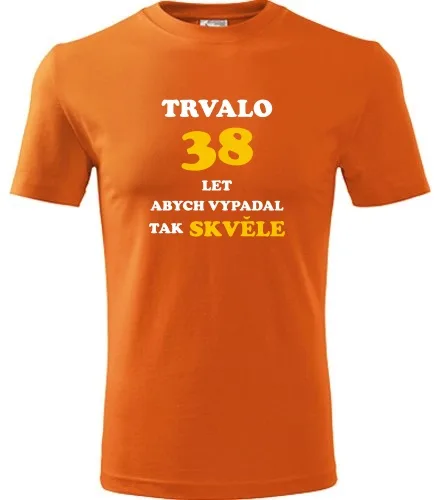 Oranžové tričko trvalo 38 let