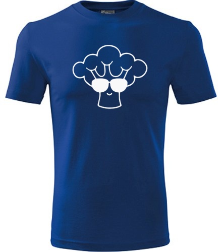 Modré tričko s brokolicí