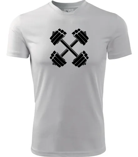 Bílé tričko s činkami