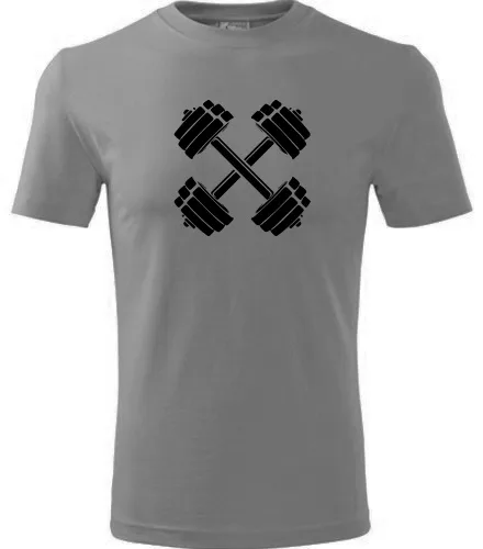 Šedé tričko s činkami