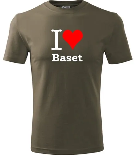 Army tričko I love Baset