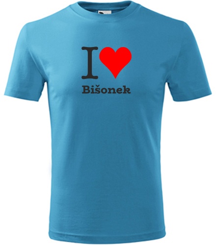 Dětské tričko I love Bišonek