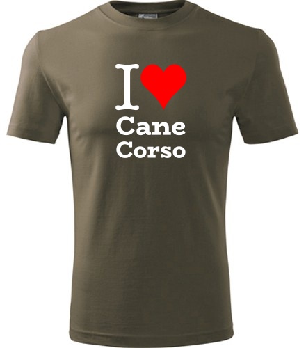 Tričko I love Cane Corso