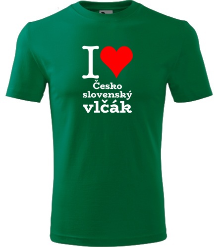 Dětské tričko I love Československý vlčák