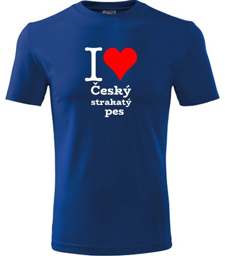 Dětské tričko I love Český strakatý pes