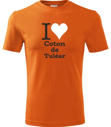 Tričko I love Coton de Tuléar