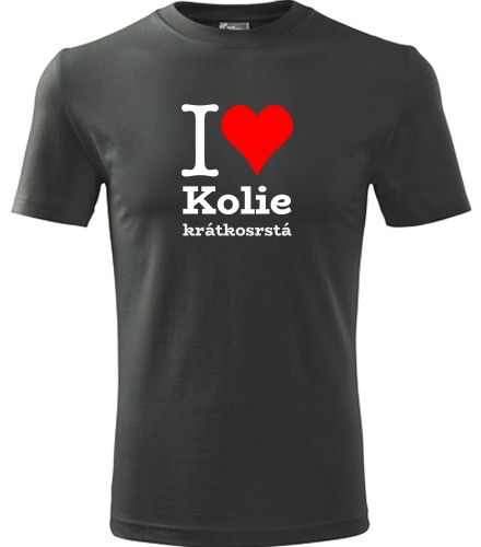 Tričko I love Kolie krátkosrstá