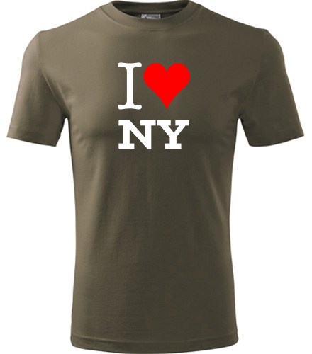 Army tričko I love NY