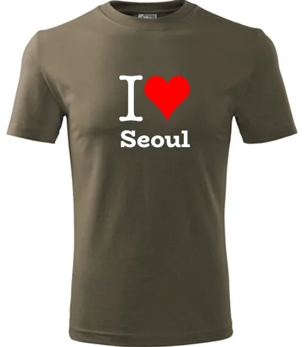 Army tričko I love Seoul