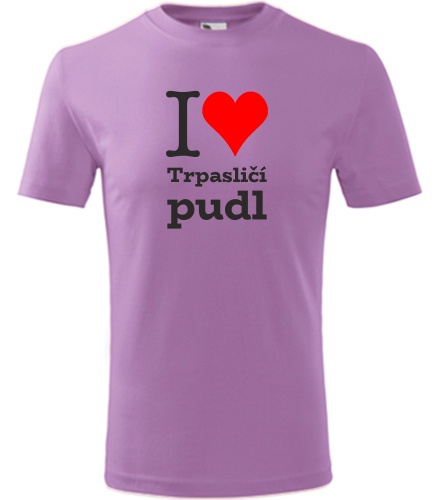 Dětské tričko I love Trpasličí pudl