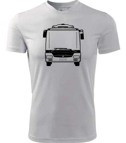 Bílé dětské tričko s autobusem SOR NB12