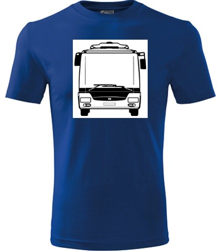 Modré dětské tričko s autobusem SOR NB12