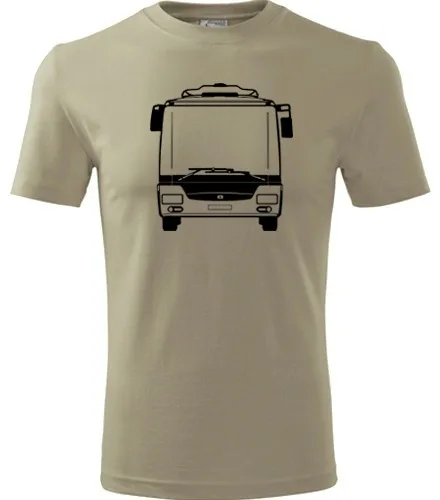 Khaki tričko s autobusem SOR NB12
