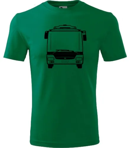 Zelené tričko s autobusem SOR NB12