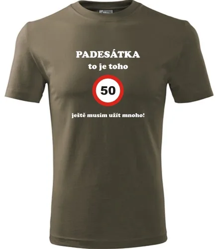 Army tričko padesátka to je toho