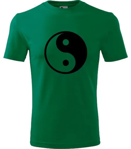 Zelené tričko Jing & Jang