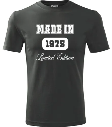 Grafitové tričko Made in