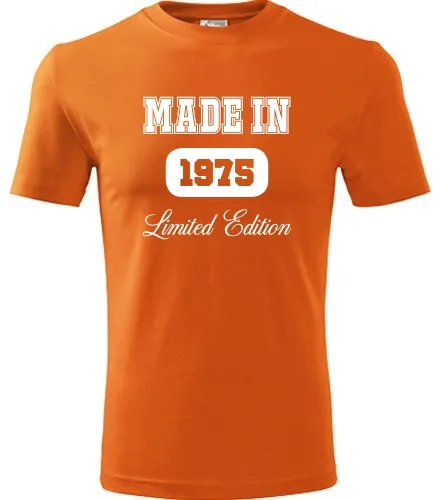 Oranžové tričko Made in