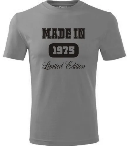 Šedé tričko Made in