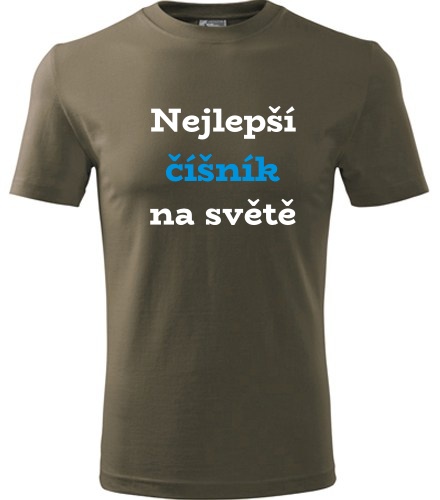 Army tričko nejlepší číšník na světě