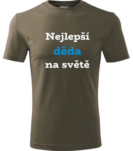 Army tričko nejlepší děda na světě