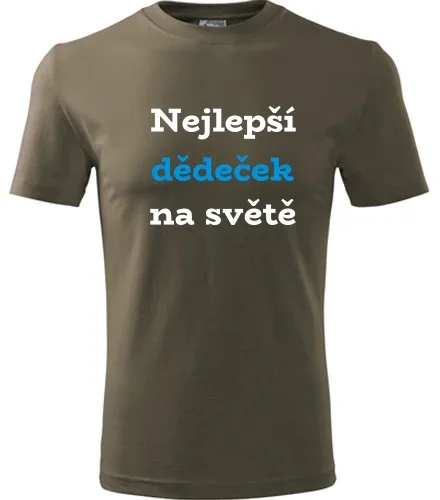 Army tričko nejlepší dědeček na světě