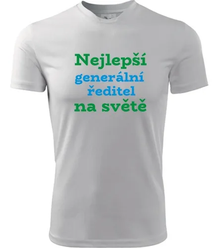 Bílé tričko nejlepší generální ředitel na světě