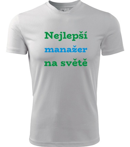 Tričko nejlepší manažer na světě