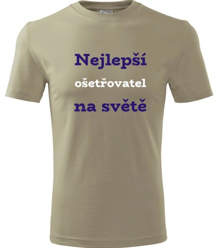 Khaki tričko nejlepší ošetřovatel na světě