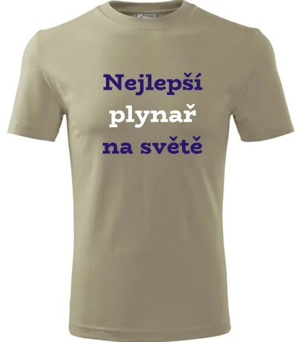 Khaki tričko nejlepší plynař na světě