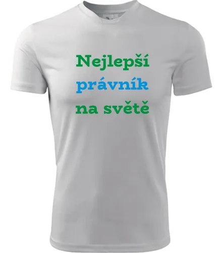 Bílé tričko nejlepší právník na světě
