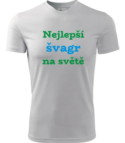 Bílé tričko nejlepší švagr na světě