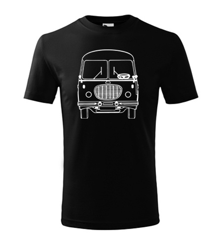Černé dětské tričko s autobusem RTO dětské