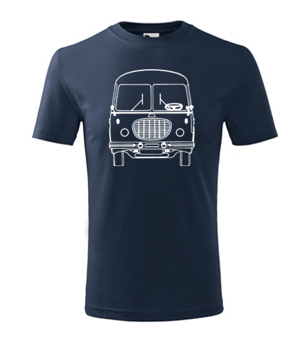Tmavě modré dětské tričko s autobusem RTO dětské