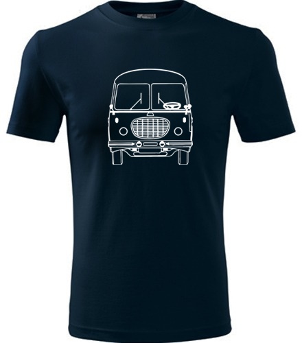 Tmavě modré tričko s autobusem RTO