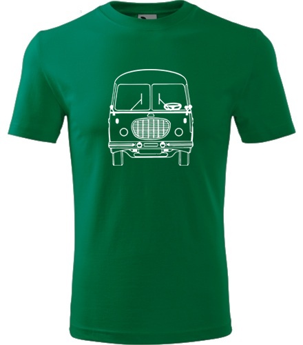 Zelené tričko s autobusem RTO