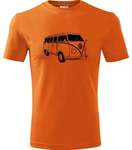 Oranžové tričko s VW T1 2