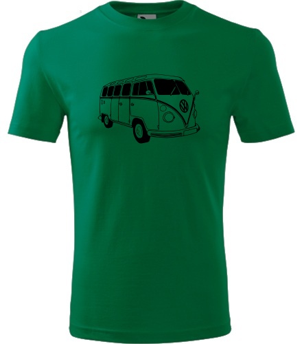 Zelené tričko s VW T1 2