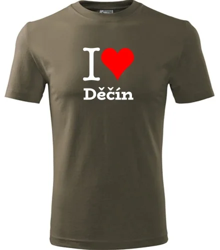 Army tričko I love Děčín